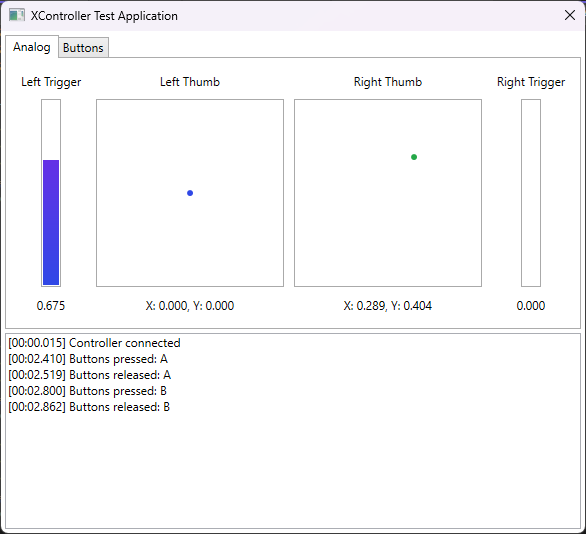 XControllerTest screenshot