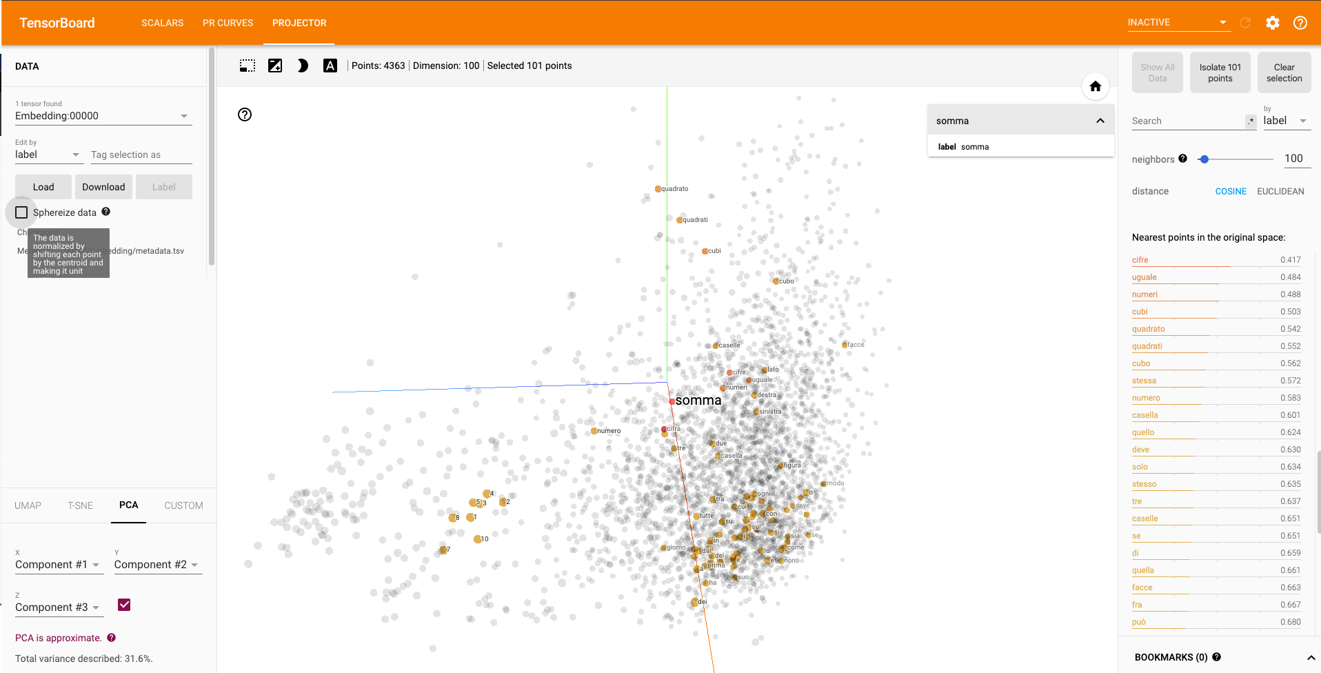 Embedding Space