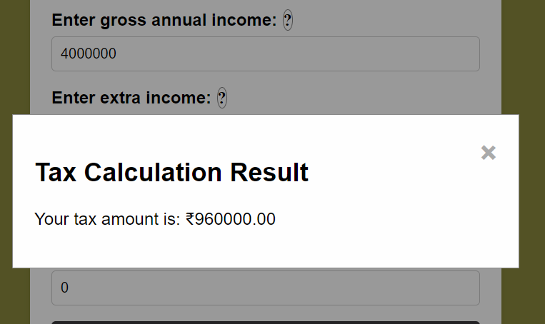 Tax Calculator