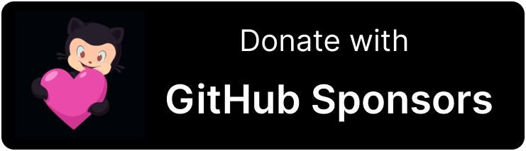 Sponsor with GitHub