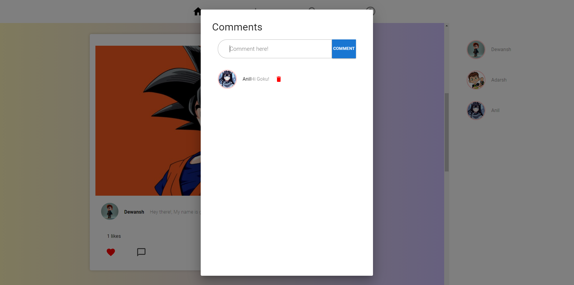 Comments Scroll GitHub - RajAdarsh2022/ScrollFeeder: ScrollFeeder : Social Media platform