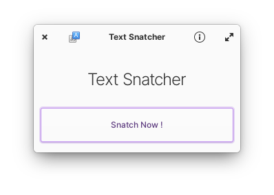 TextSnatcher OCR App for Linux