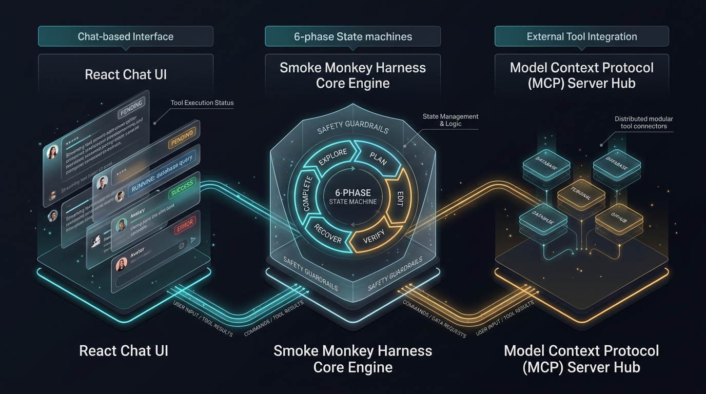 Smoke Monkey 3-Pillar Architecture Diagram