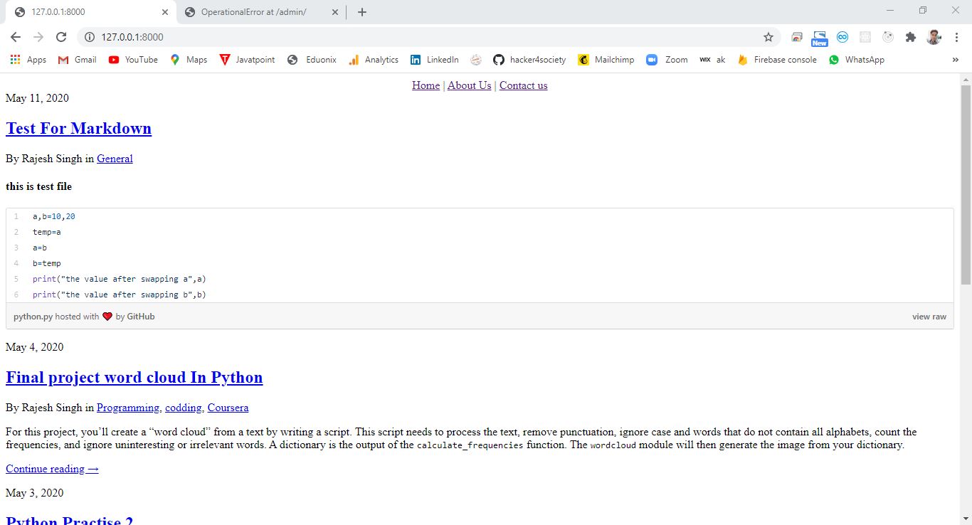 GitHub - Rajeshsinghcse/Basic-website-design-in-django: Basic website ...