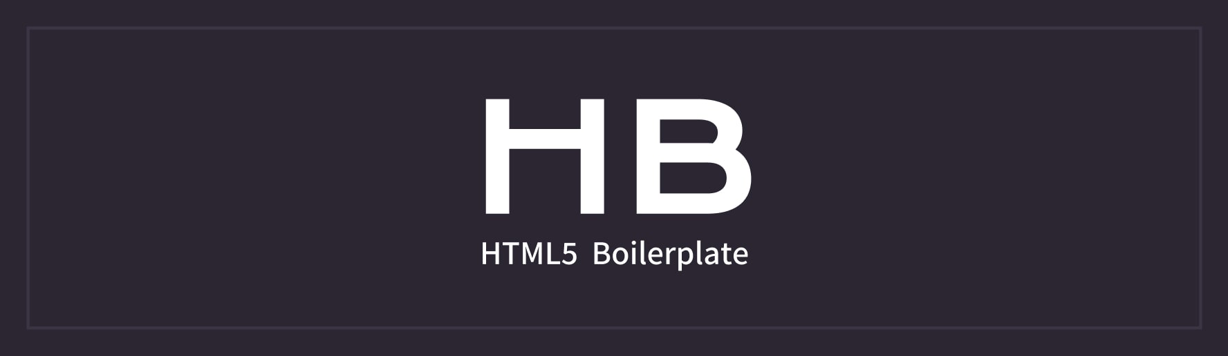 HTML5 Boilerplate banner