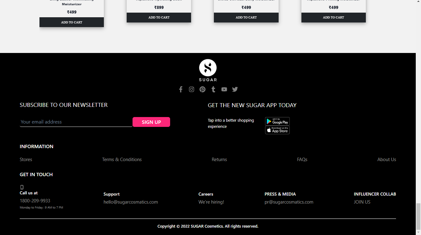 Footer Page