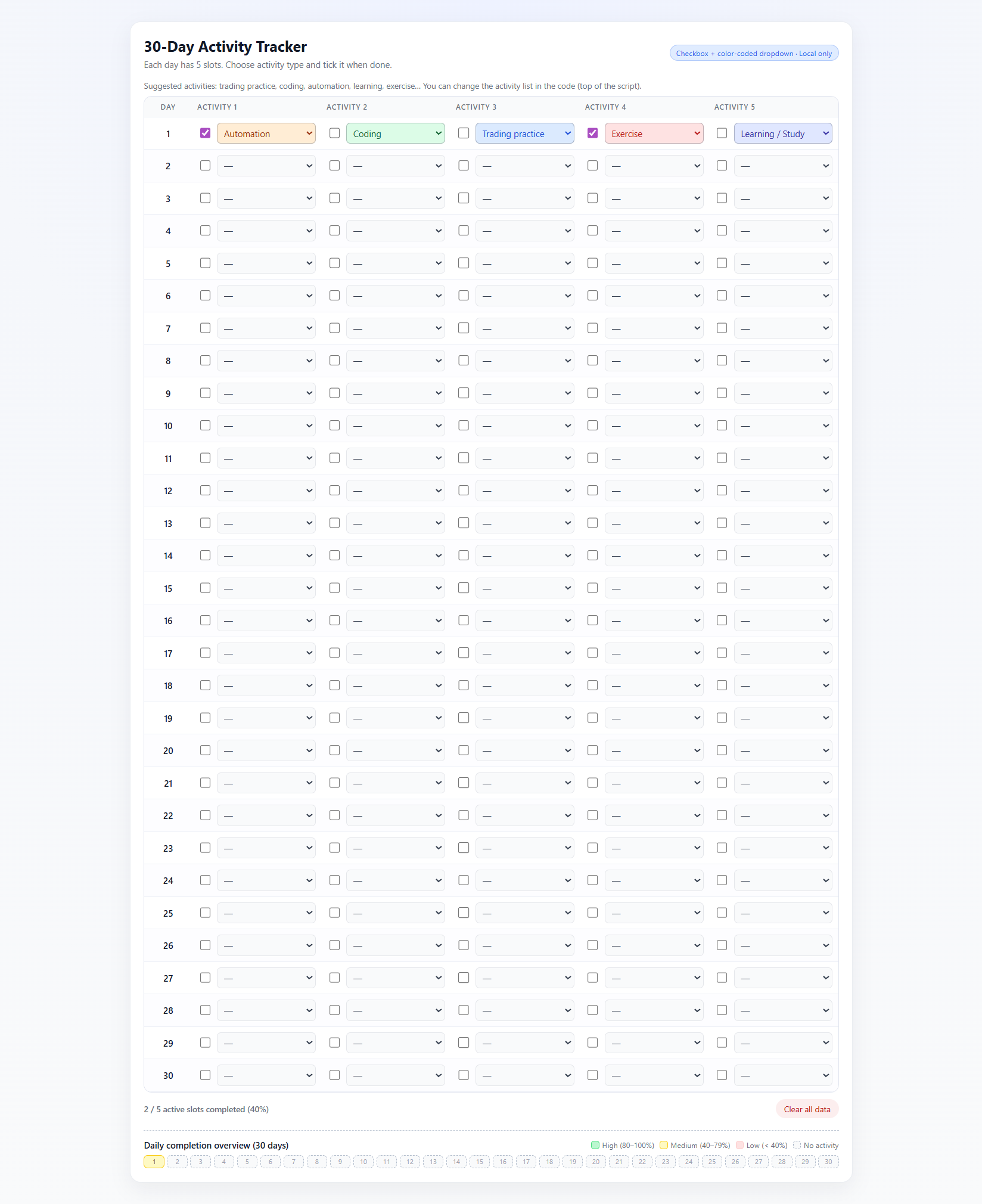 GitHub - Rakib404H/30-Day-Activity-Tracker: A lightweight daily ...