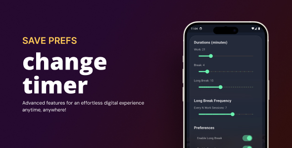 Focusdom  Timer Productivity full functional Android and IOS flutter application