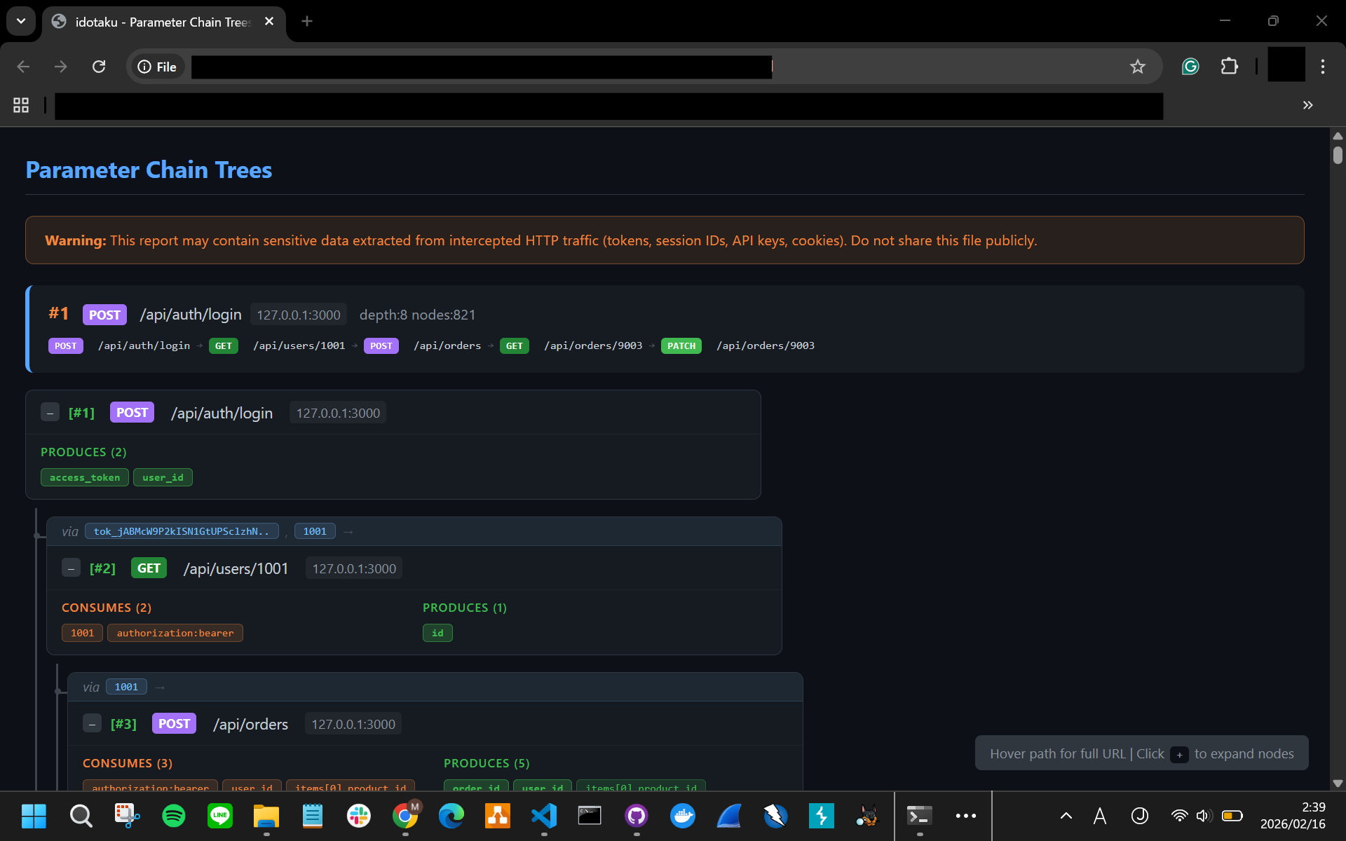 Chain HTML