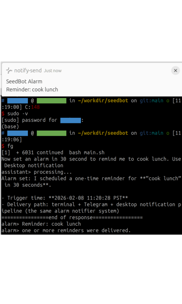 Sudo example
