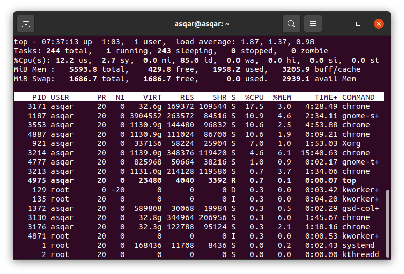 Ubuntu cmd