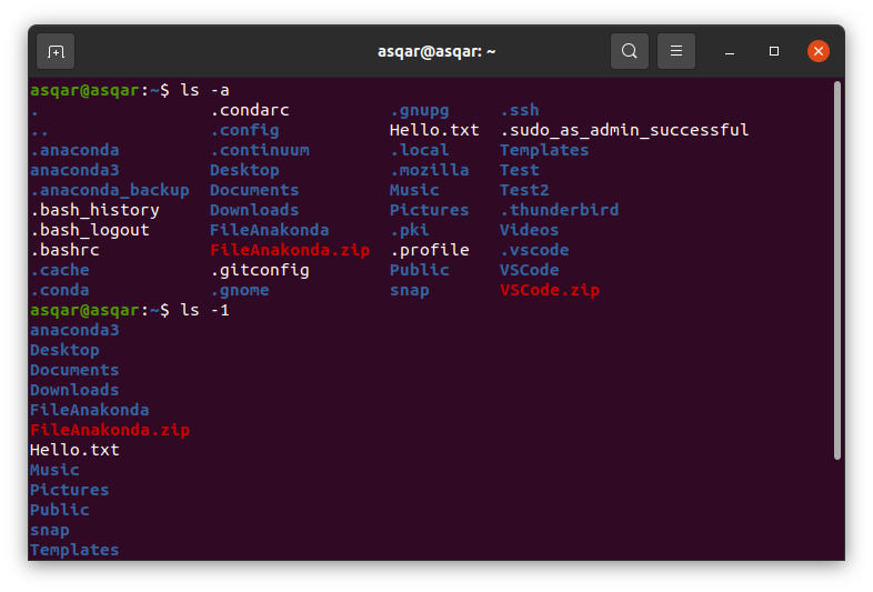 Ubuntu cmd