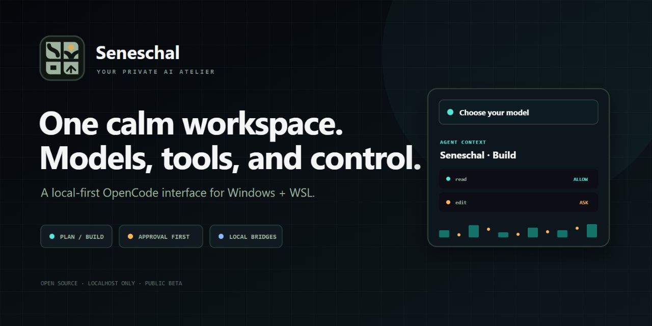 Seneschal local-first AI workspace