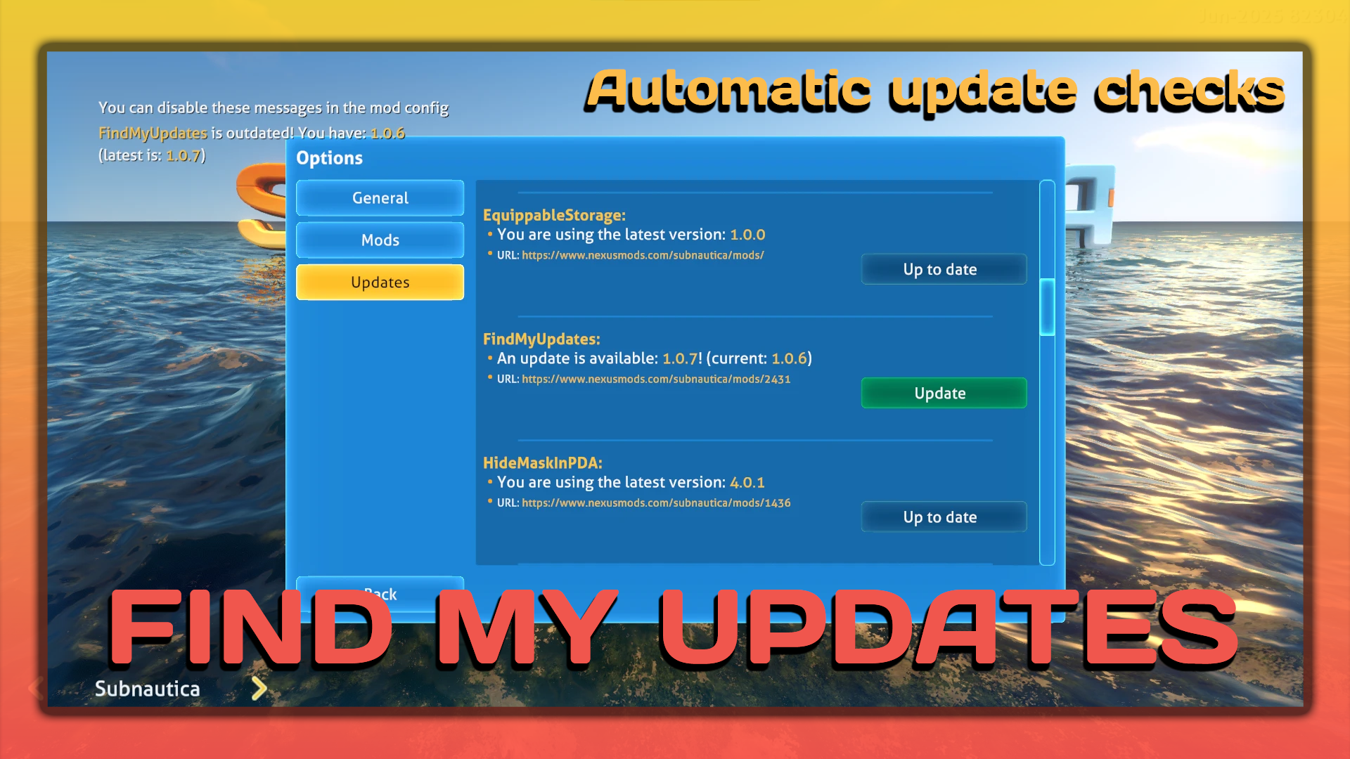 Find My Updates