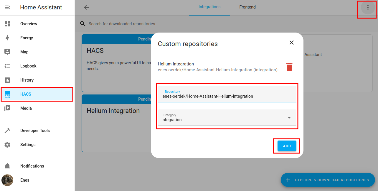 Install Custom Repository