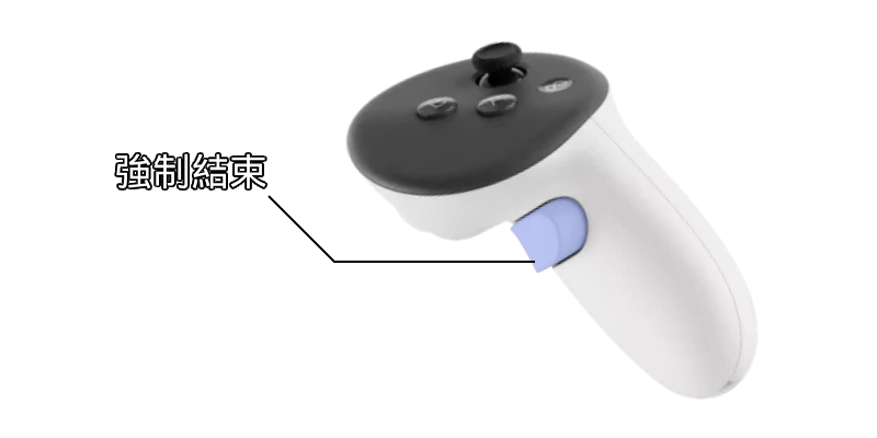 強制結束按鈕