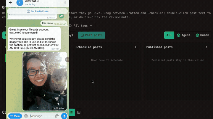 Kanban review workflow