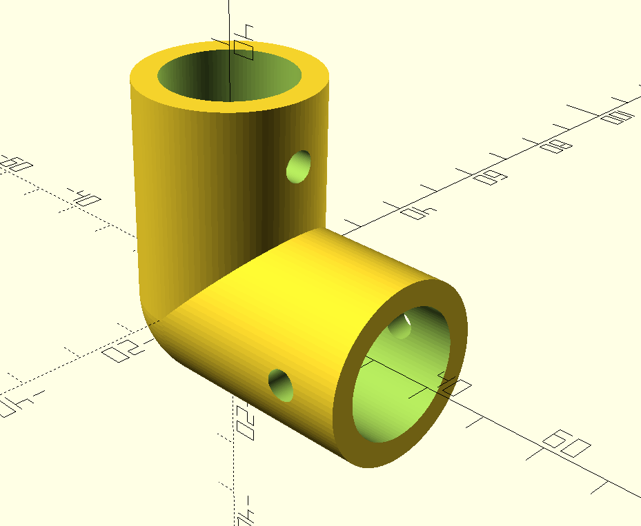 90 degree connector