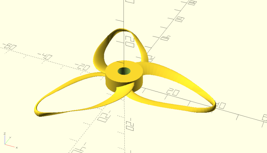 3 blades propeller