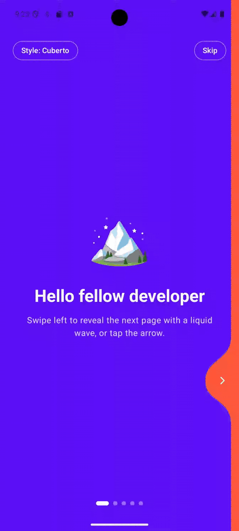 LiquidPage demo