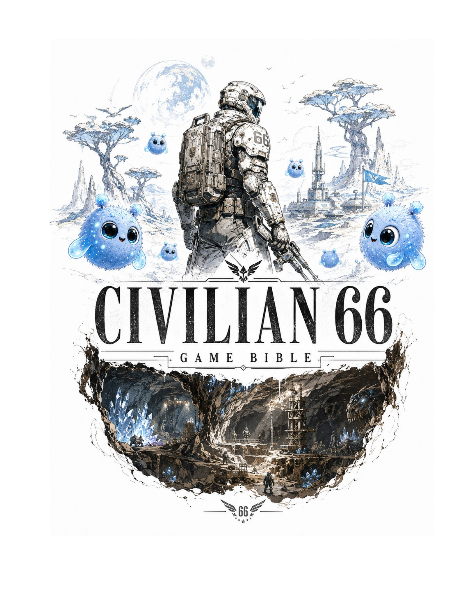 Civilian 66 game direction, from the underground Mines to the alien surface
