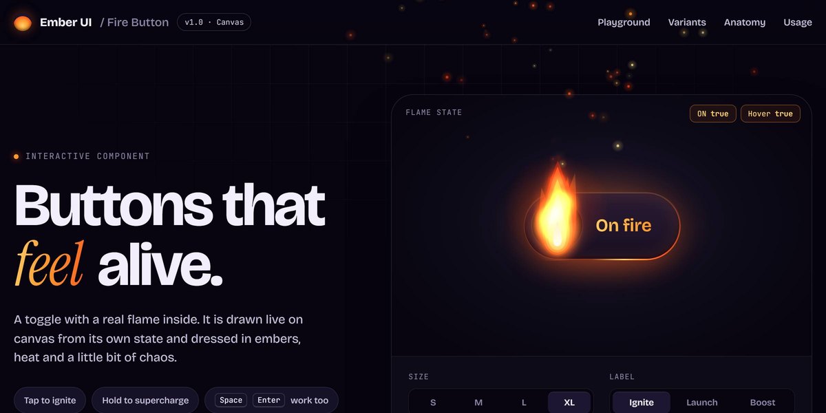 Canvas Fire Button