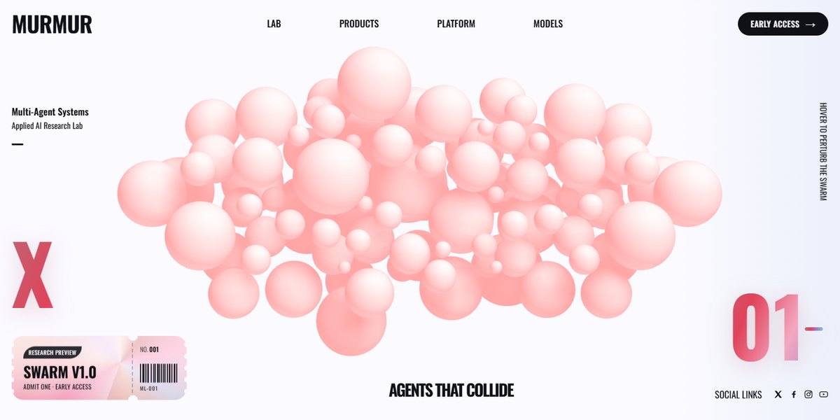 Holographic Ticket Landing Page