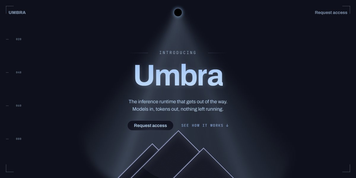 Stage Light Launch Page