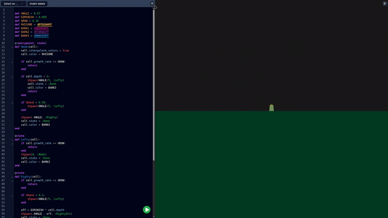 Auxigen Live Growth Simulation Preview