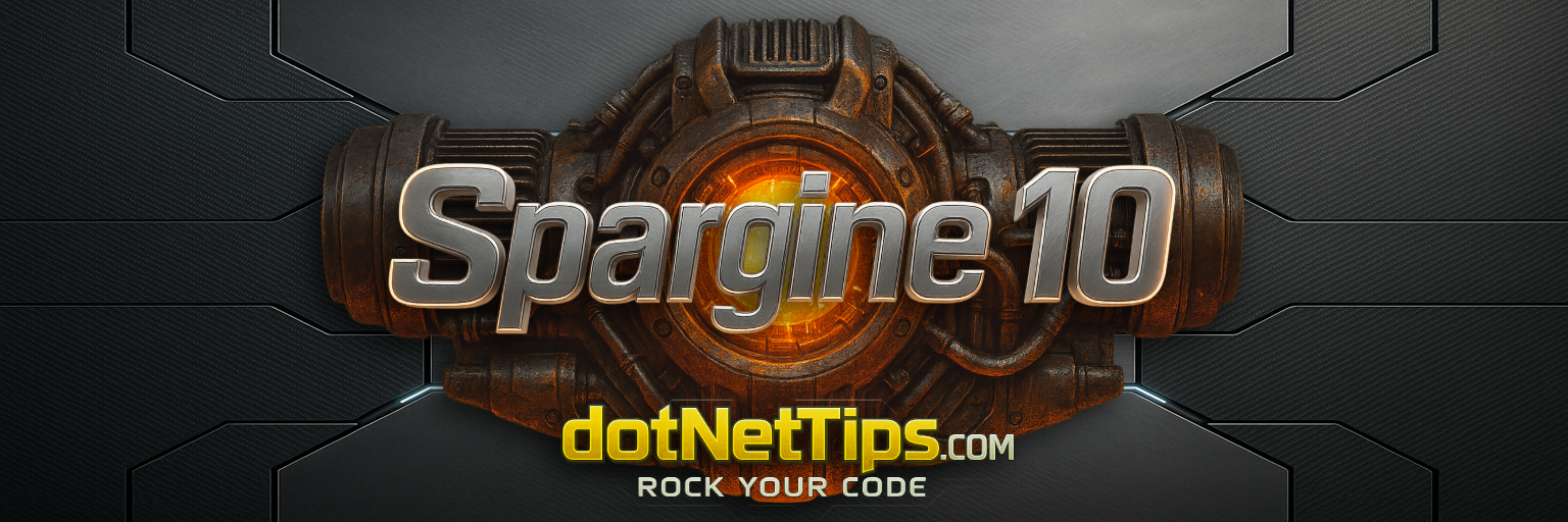 Spargine 10 banner