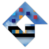 The Progressbar95 logo but with a Game Maker logo cutout.