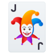 Playing Card Black Joker on JoyPixels