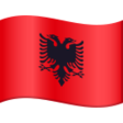 Albania Flag on JoyPixels