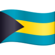 Bahamas Flag on JoyPixels