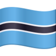 Botswana Flag on JoyPixels
