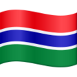 Gambia Flag on JoyPixels