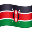 Kenya Flag on JoyPixels