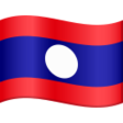 Laos Flag on JoyPixels