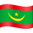 Mauritania Flag on JoyPixels