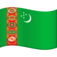Turkmenistan Flag on JoyPixels