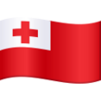 Tonga Flag on JoyPixels