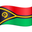 Vanuatu Flag on JoyPixels