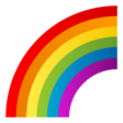 Rainbow on JoyPixels