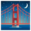 Bridge At Night on JoyPixels