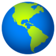 Earth Globe Americas on JoyPixels