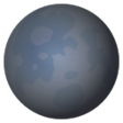 New Moon Symbol on JoyPixels