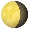 Waning Gibbous Moon Symbol on JoyPixels