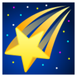 Shooting Star on JoyPixels