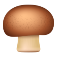 Brown Mushroom on JoyPixels
