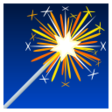 Firework Sparkler on JoyPixels
